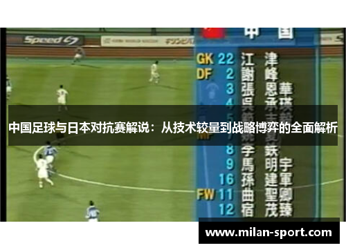 中国足球与日本对抗赛解说：从技术较量到战略博弈的全面解析